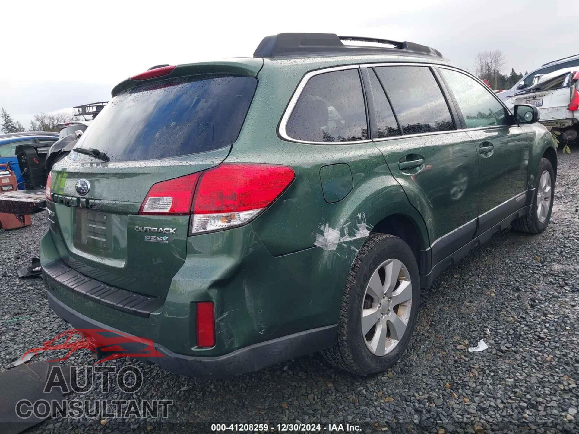 SUBARU OUTBACK 2010 - 4S4BRBLC0A3362583