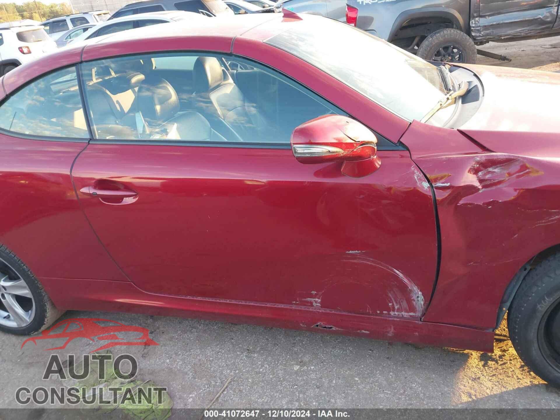LEXUS IS 250C 2012 - JTHFF2C2XC2526564