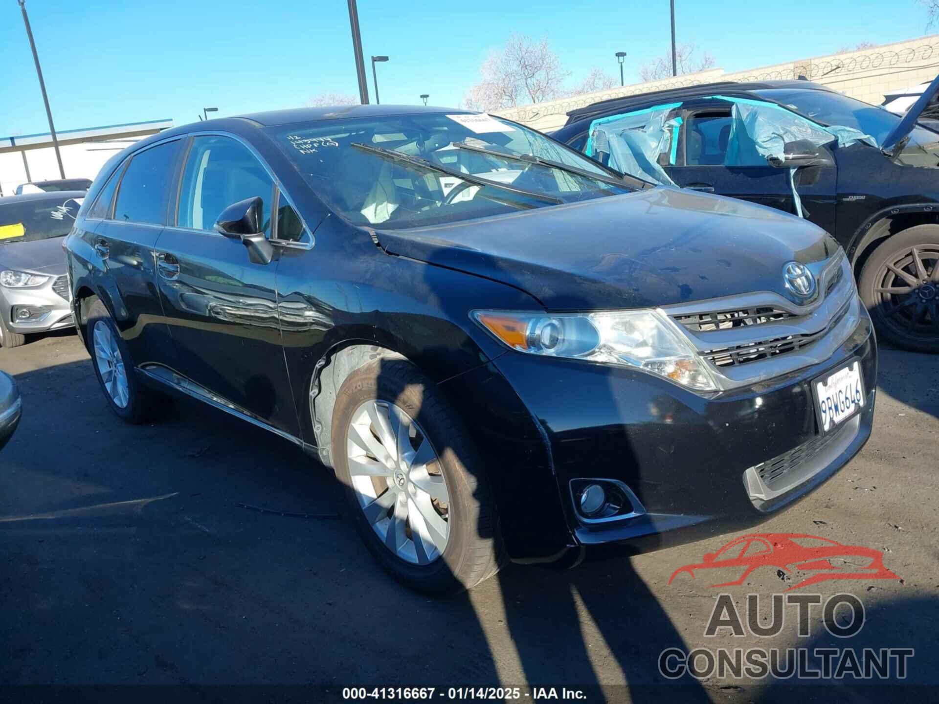 TOYOTA VENZA 2014 - 4T3ZA3BB4EU085819