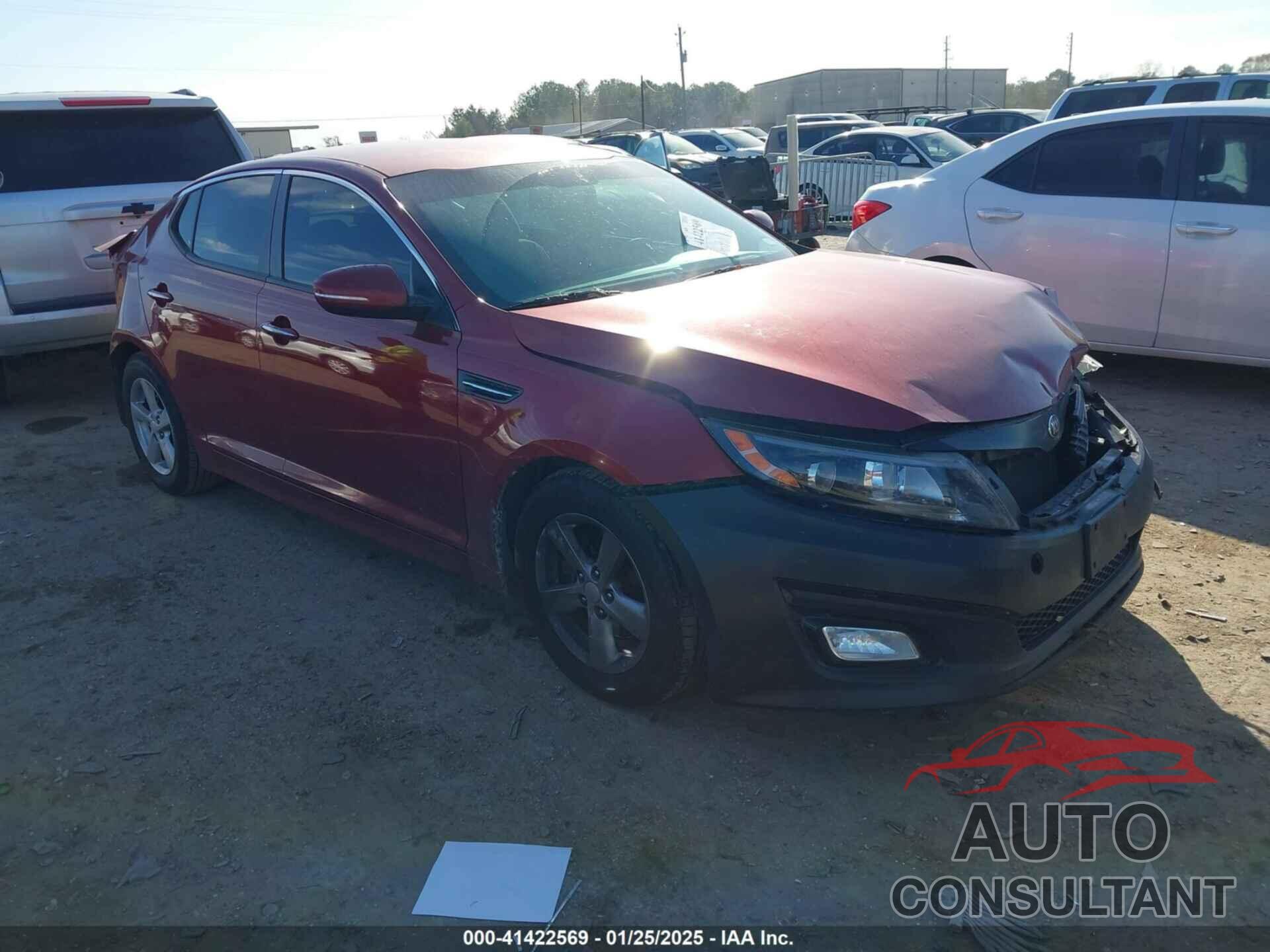 KIA OPTIMA 2014 - 5XXGM4A72EG350807
