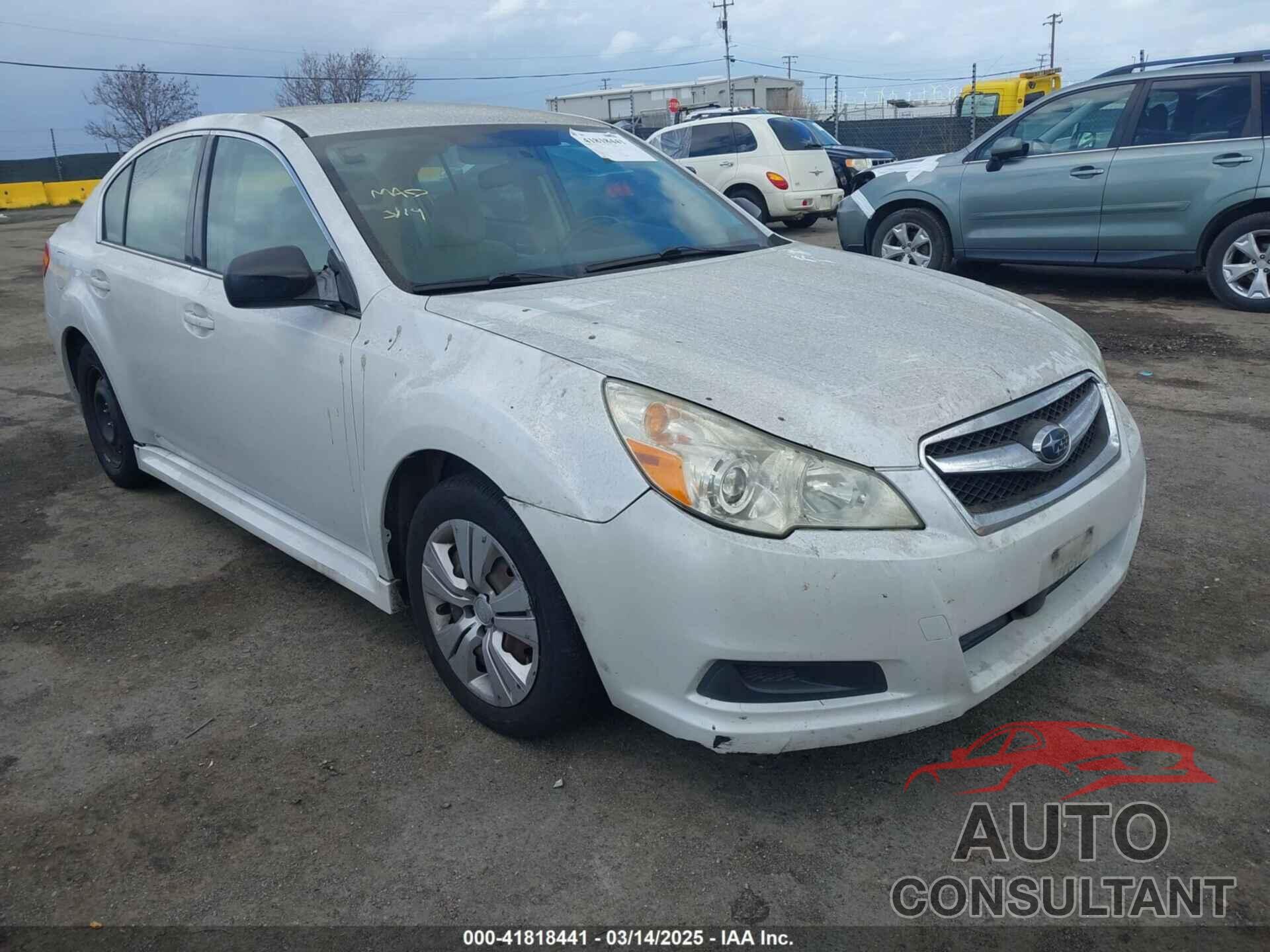 SUBARU LEGACY 2010 - 4S3BMCA62A3246369
