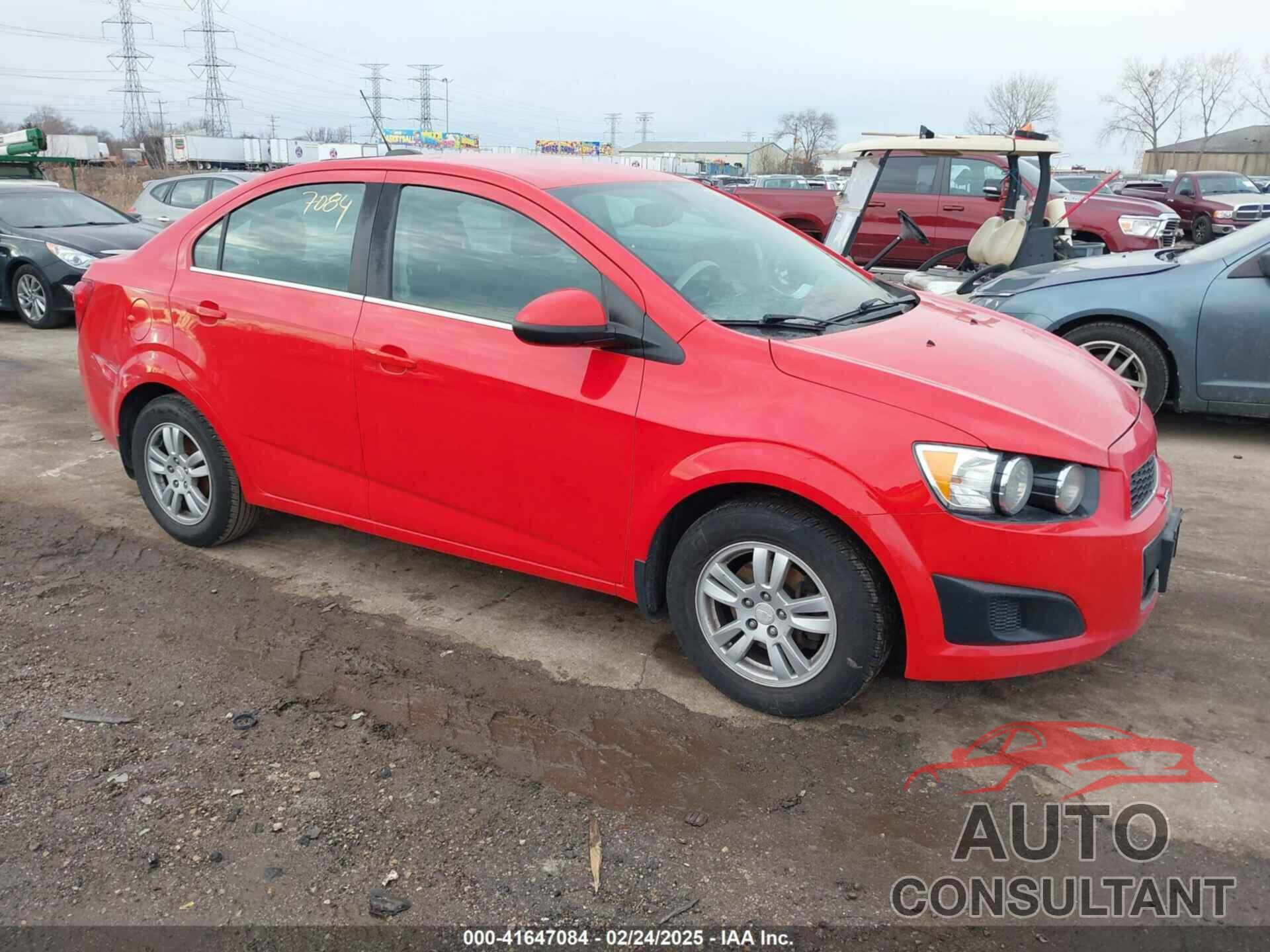 CHEVROLET SONIC 2016 - 1G1JC5SH5G4133229