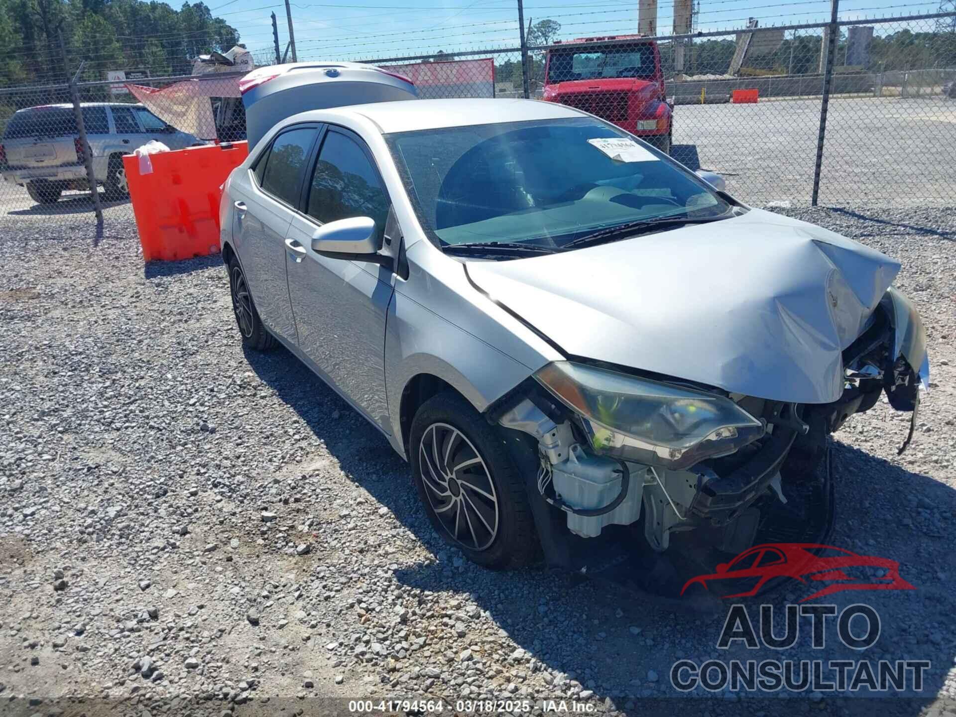 TOYOTA COROLLA 2016 - 2T1BURHE1GC561289