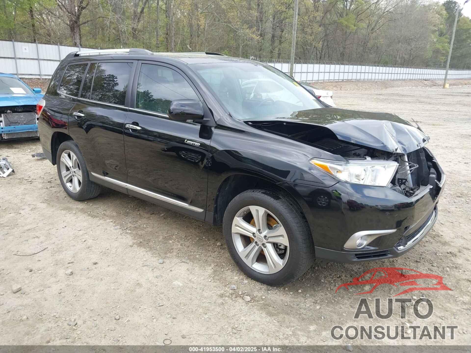 TOYOTA HIGHLANDER 2013 - 5TDYK3EH8DS110228