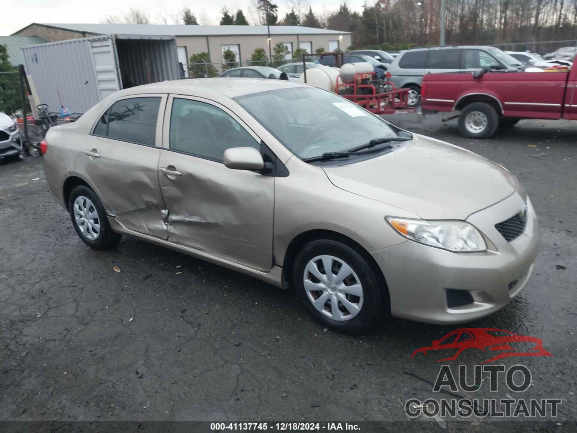 TOYOTA COROLLA 2009 - 1NXBU40E39Z070254