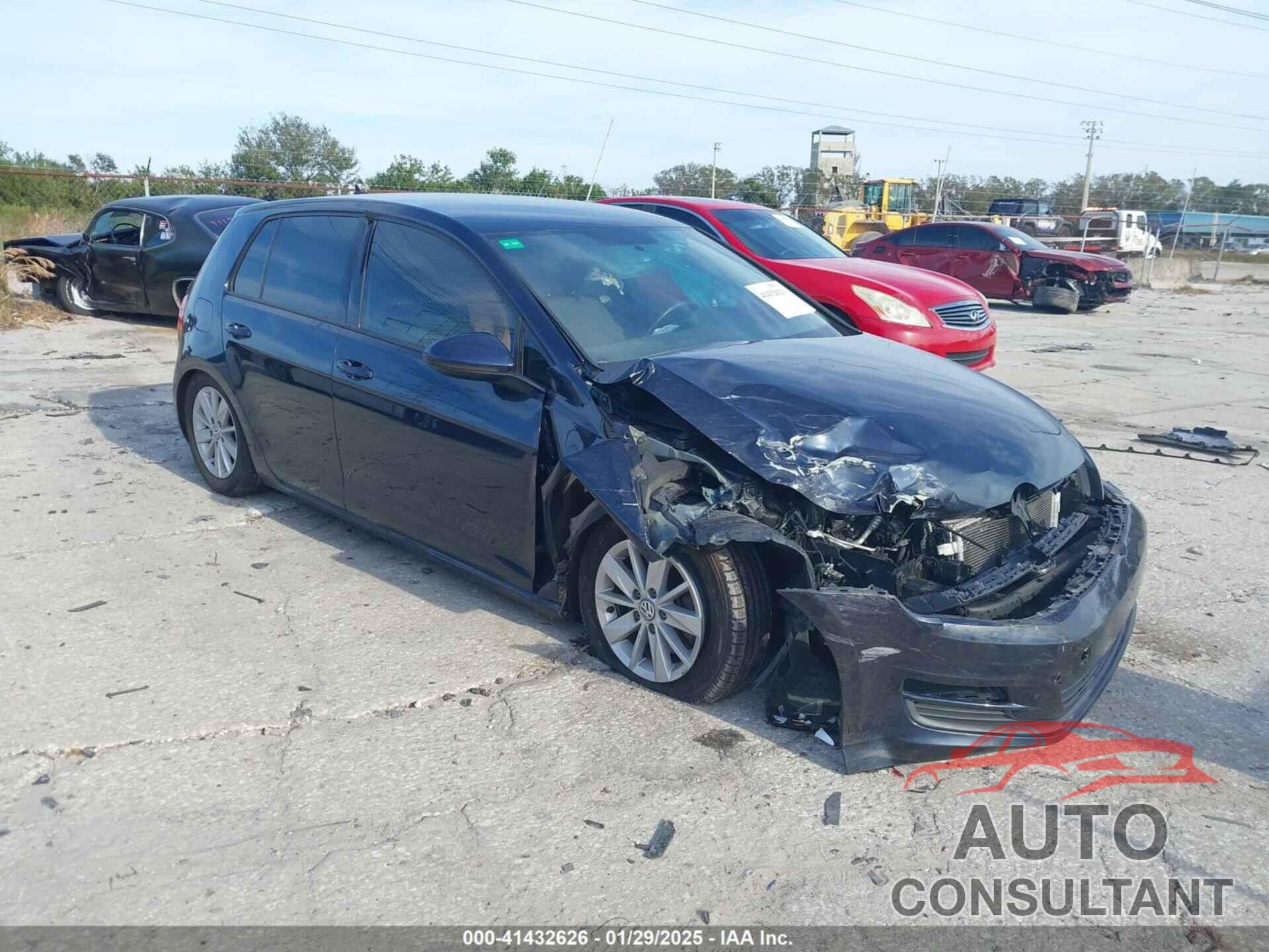 VOLKSWAGEN GOLF 2017 - 3VW217AU8HM016453