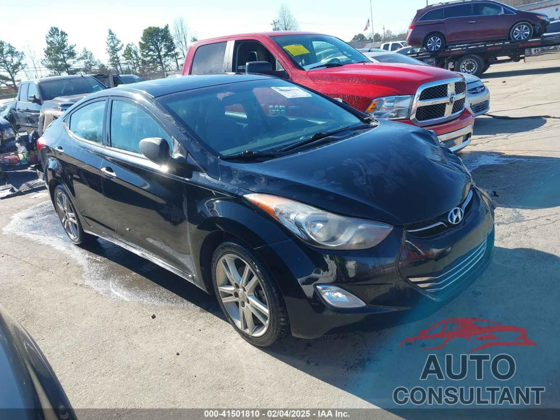 HYUNDAI ELANTRA 2013 - KMHDH4AE0DU835893