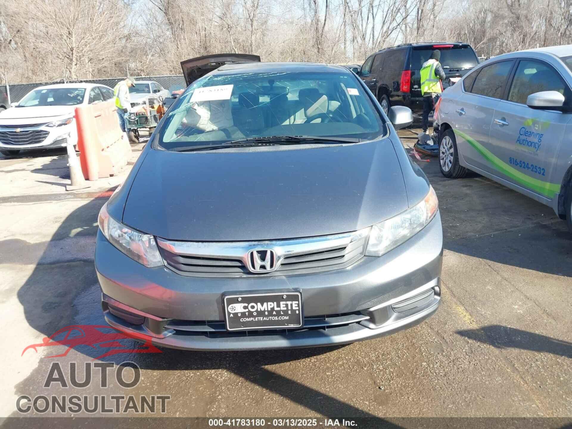 HONDA CIVIC 2012 - 19XFB2F88CE017444