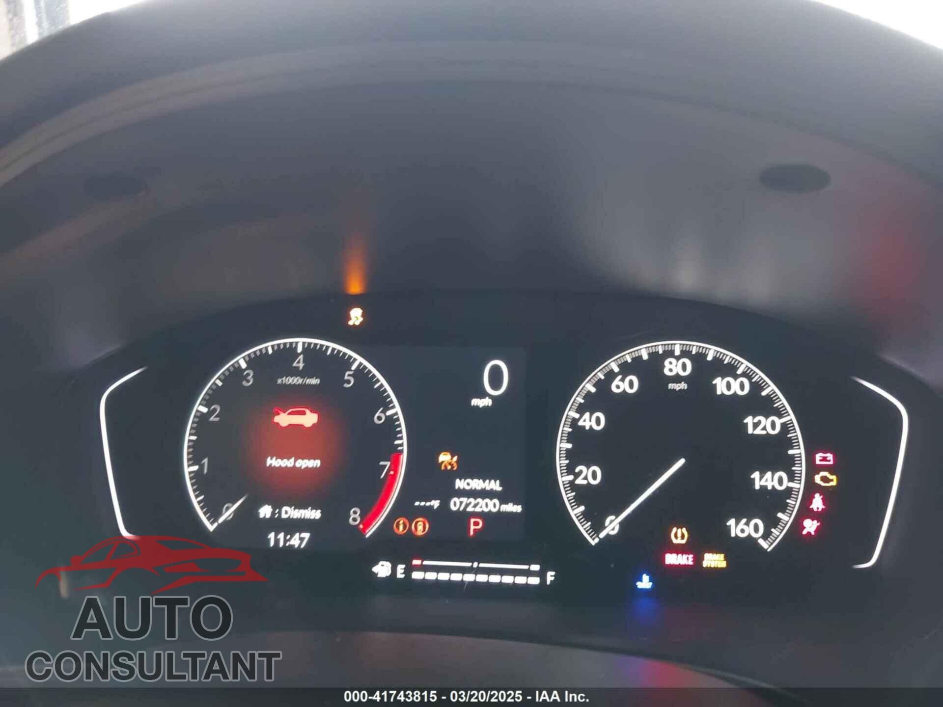 HONDA CIVIC 2023 - 2HGFE2F51PH555590