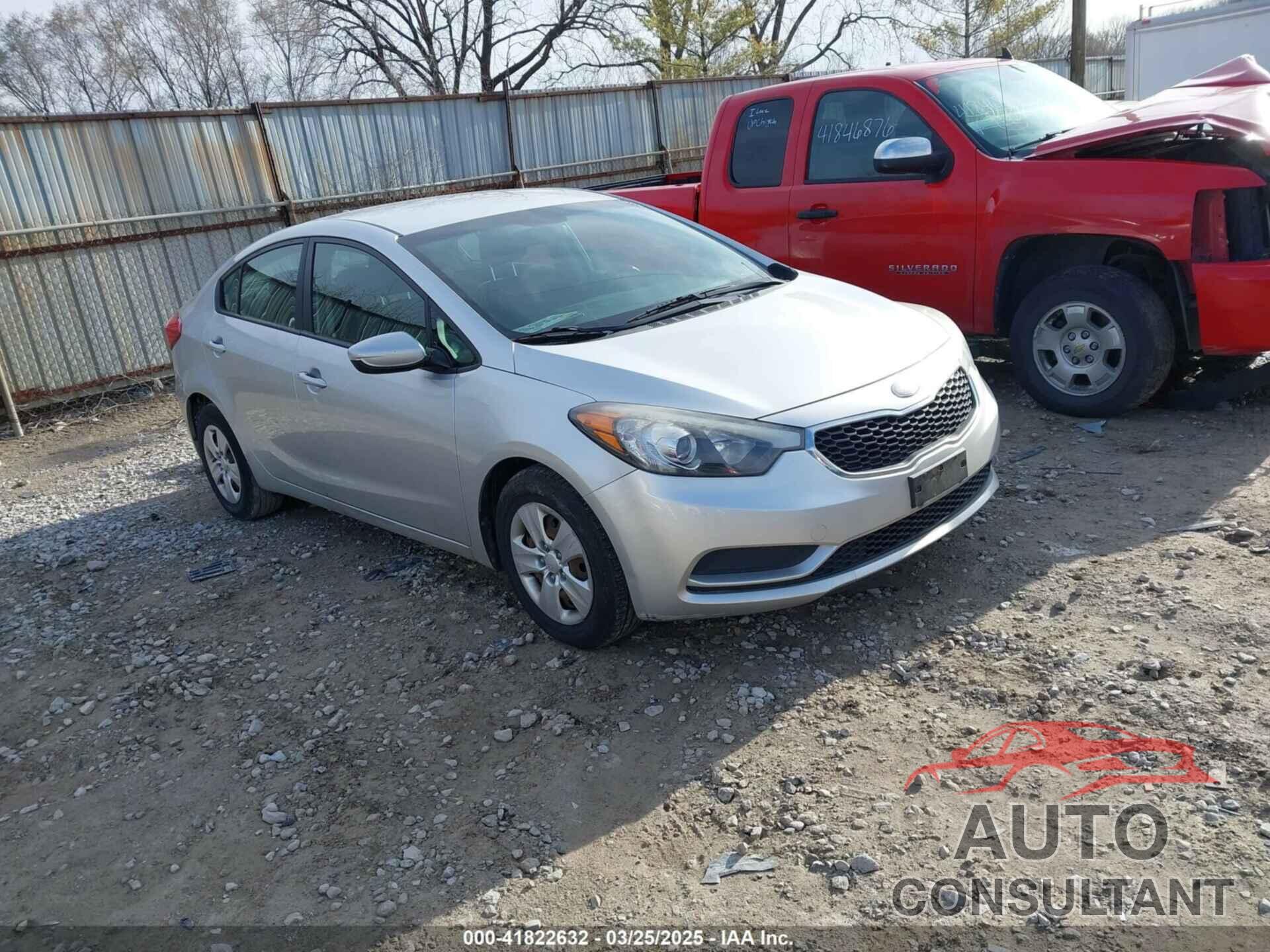 KIA FORTE 2014 - KNAFK4A63E5149802