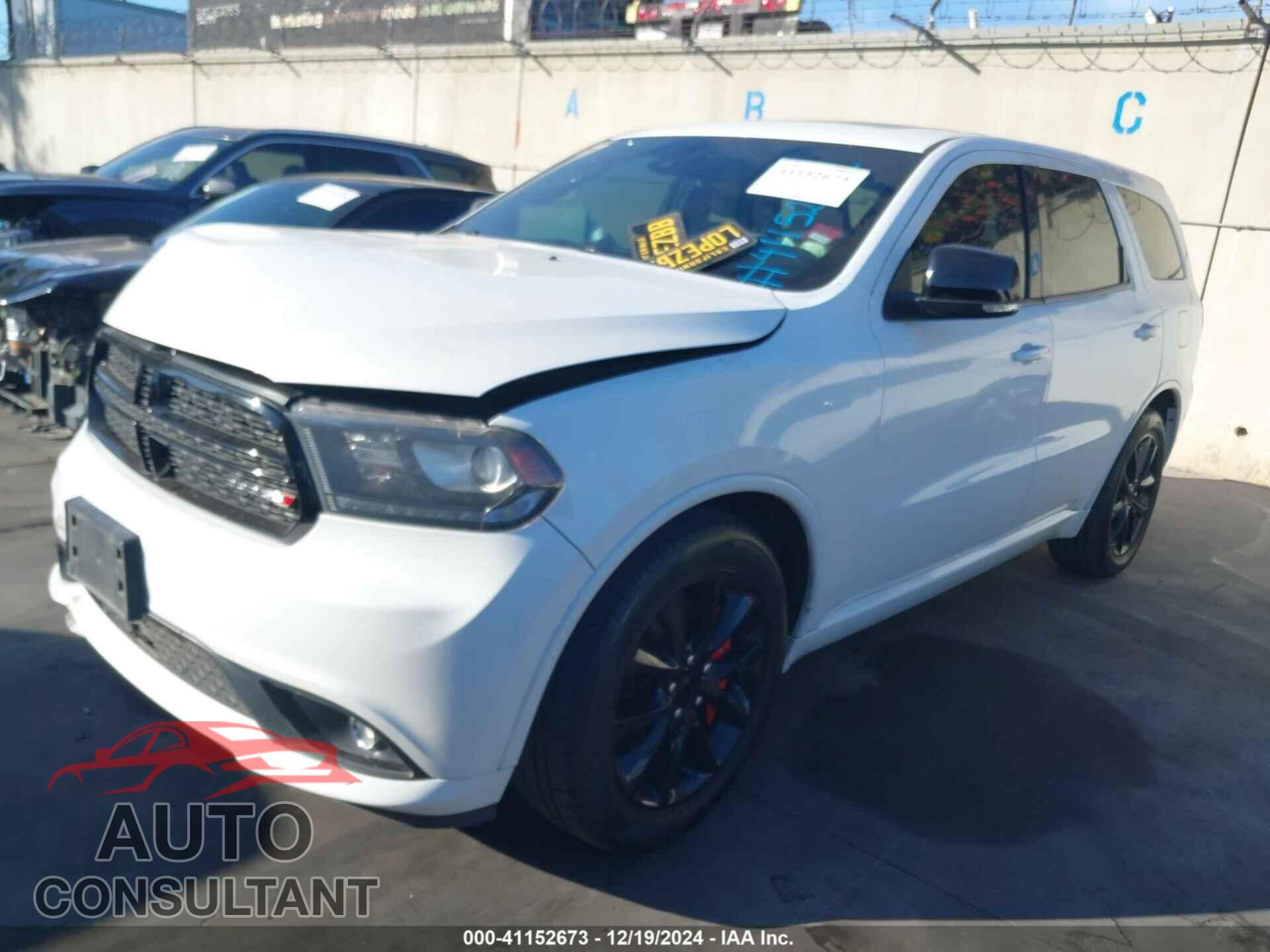 DODGE DURANGO 2017 - 1C4SDJCT8HC660984
