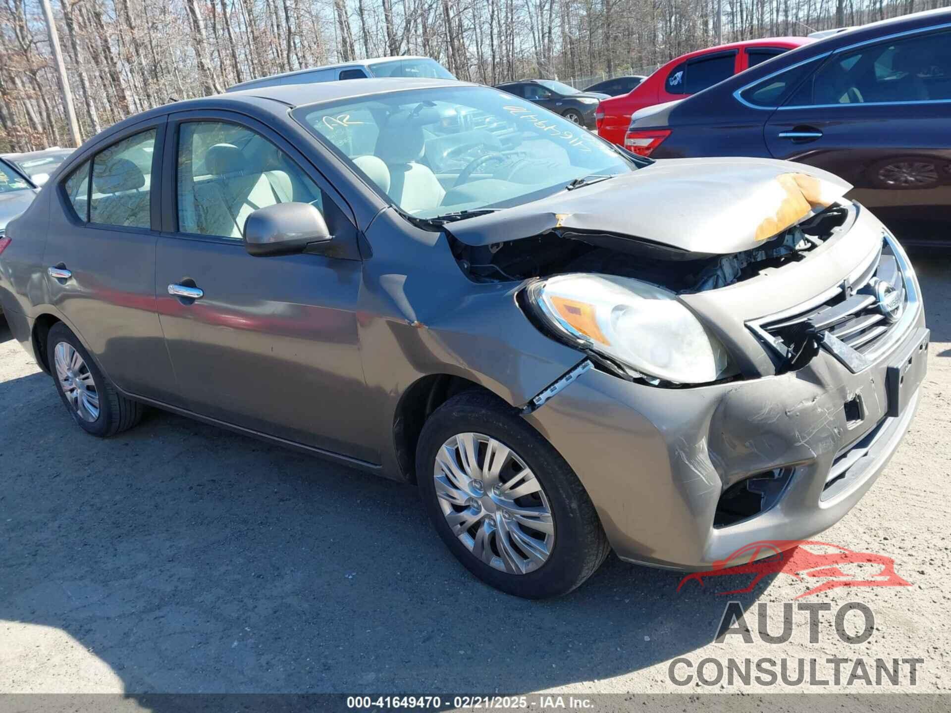 NISSAN VERSA 2012 - 3N1CN7APXCL805226