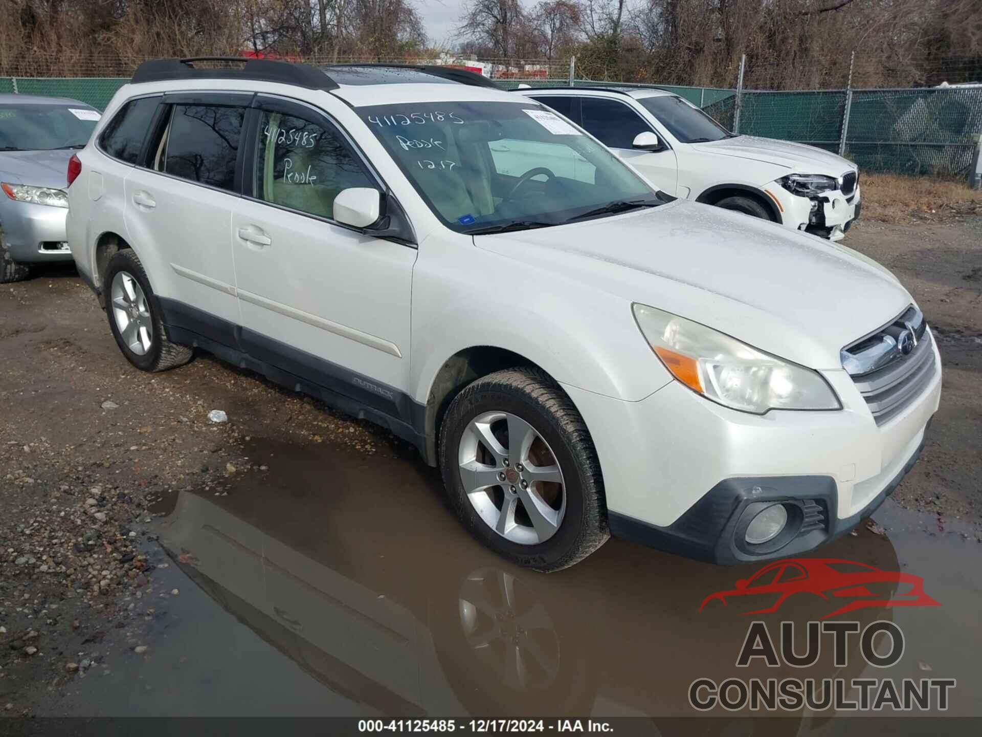 SUBARU OUTBACK 2013 - 4S4BRCGC8D3297373