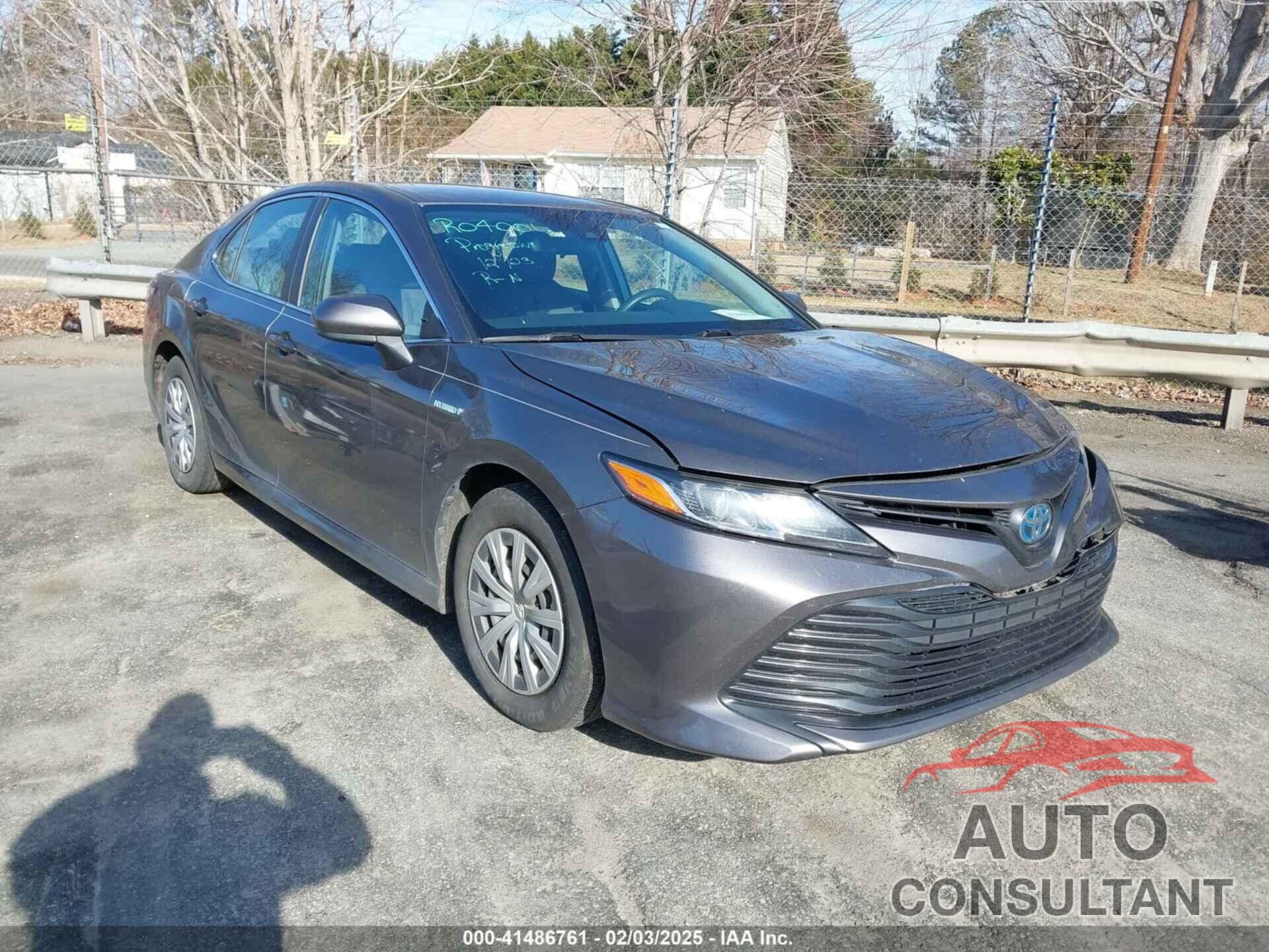 TOYOTA CAMRY 2020 - 4T1C31AKXLU526574