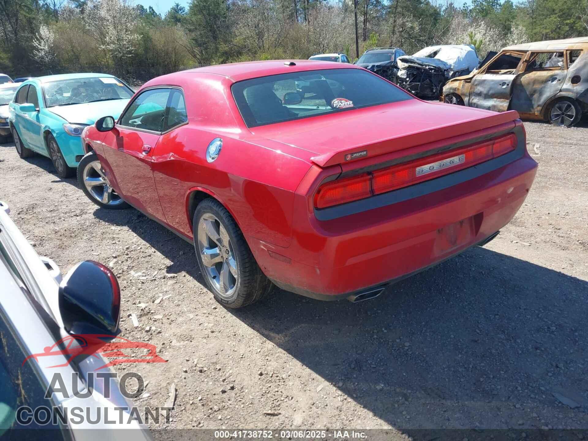 DODGE CHALLENGER 2012 - 2C3CDYBT2CH117199