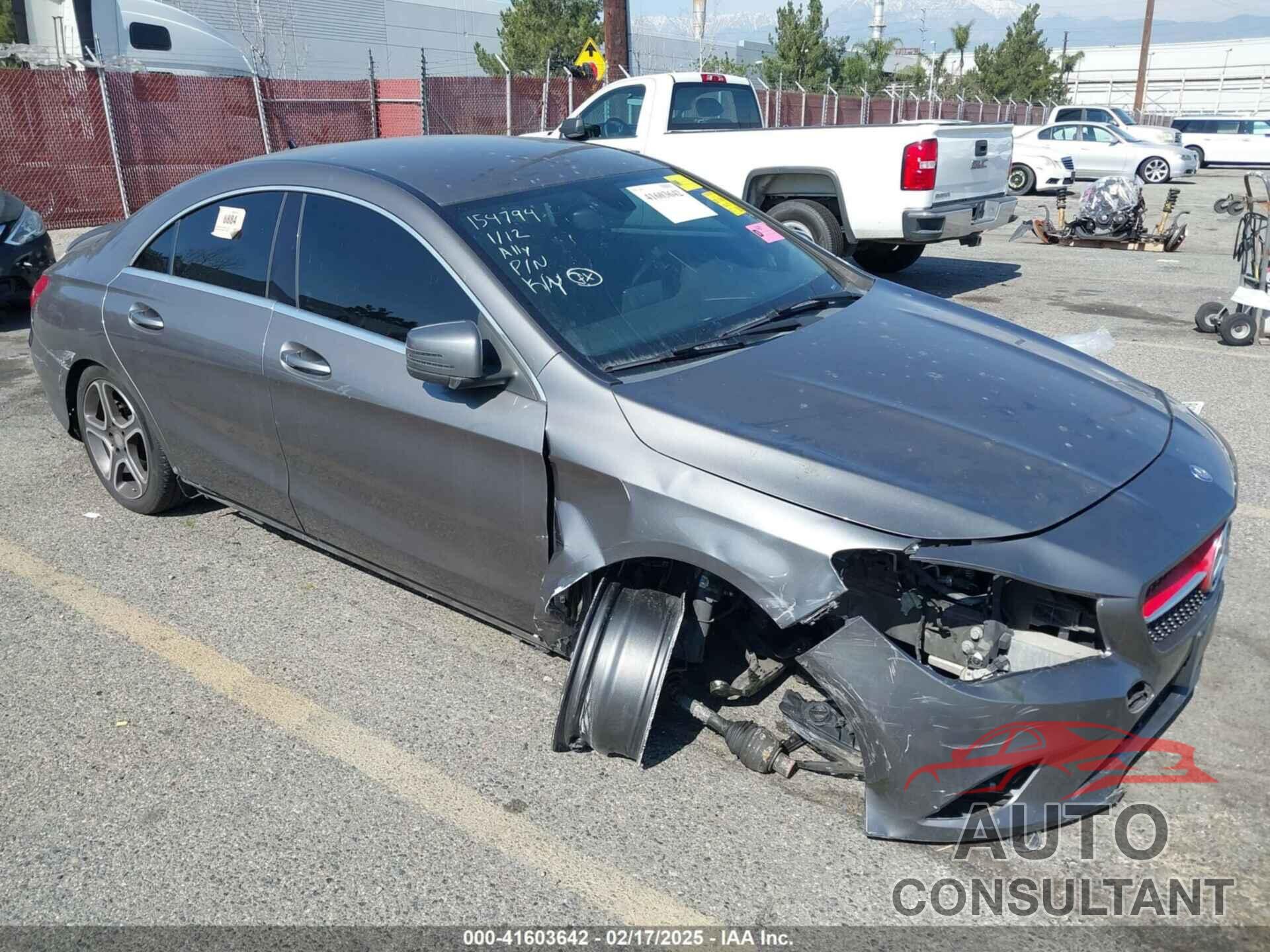 MERCEDES-BENZ CLA 250 2014 - WDDSJ4EB9EN154794