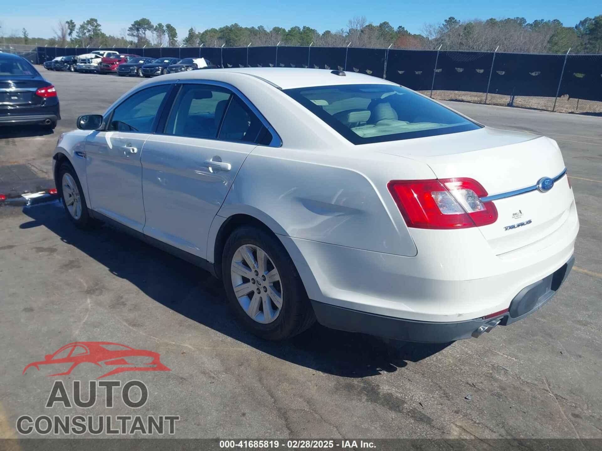 FORD TAURUS 2012 - 1FAHP2DW1CG124529