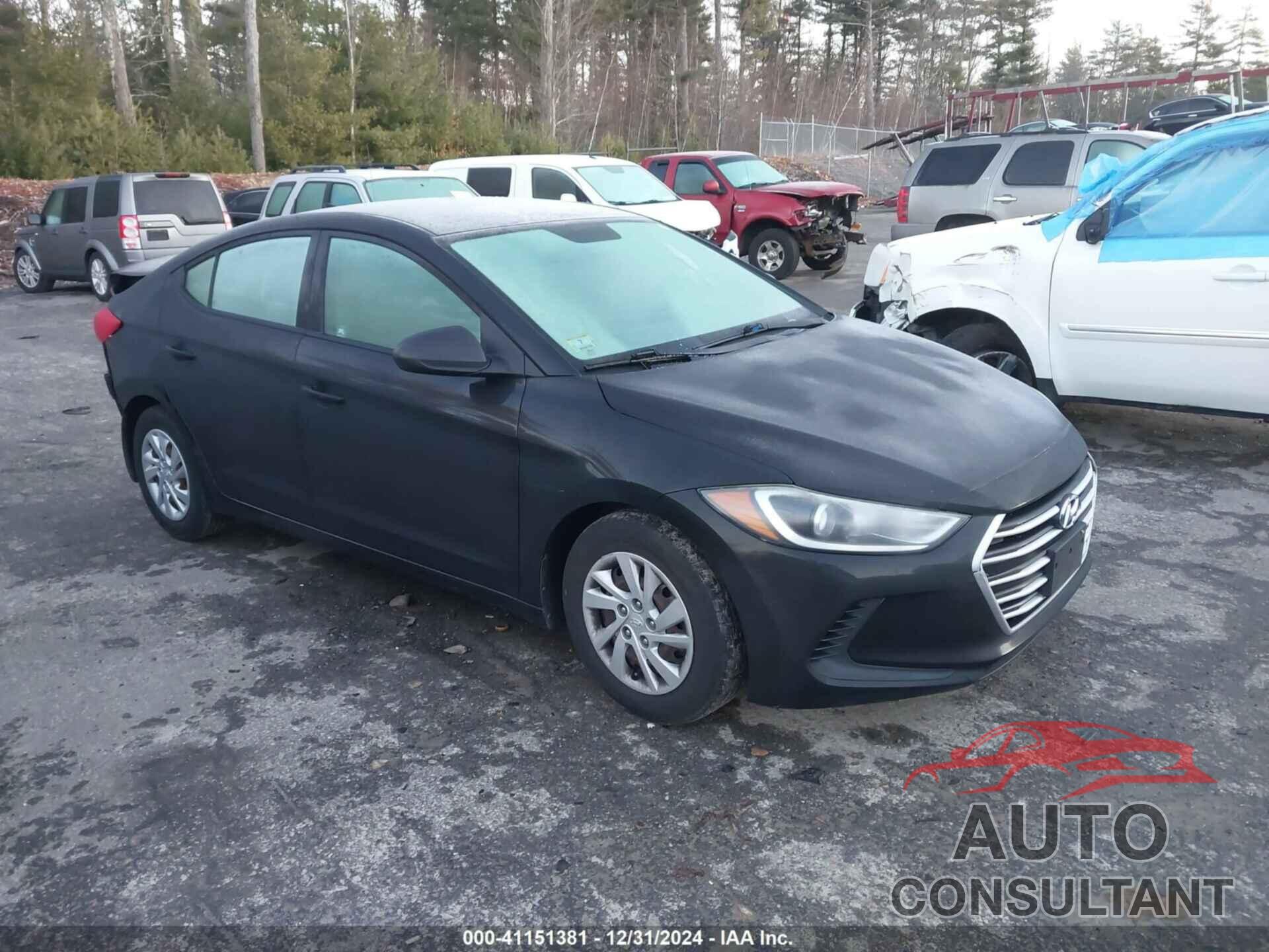 HYUNDAI ELANTRA 2017 - 5NPD74LF2HH141154