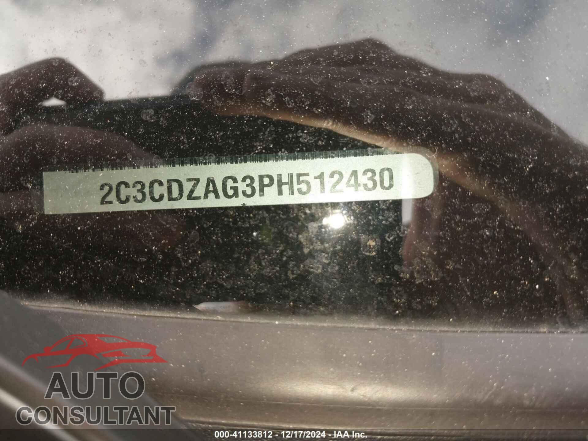 DODGE CHALLENGER 2023 - 2C3CDZAG3PH512430