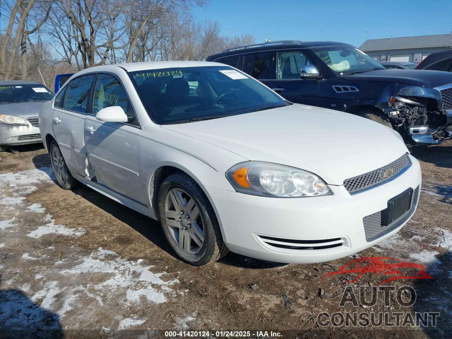 CHEVROLET IMPALA 2012 - 2G1WG5E3XC1252569