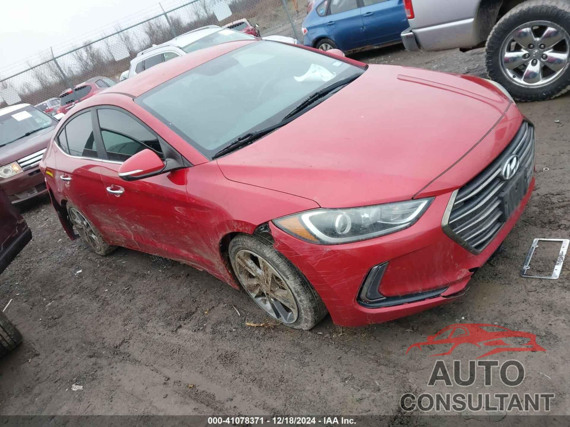HYUNDAI ELANTRA 2017 - 5NPD84LF3HH056949