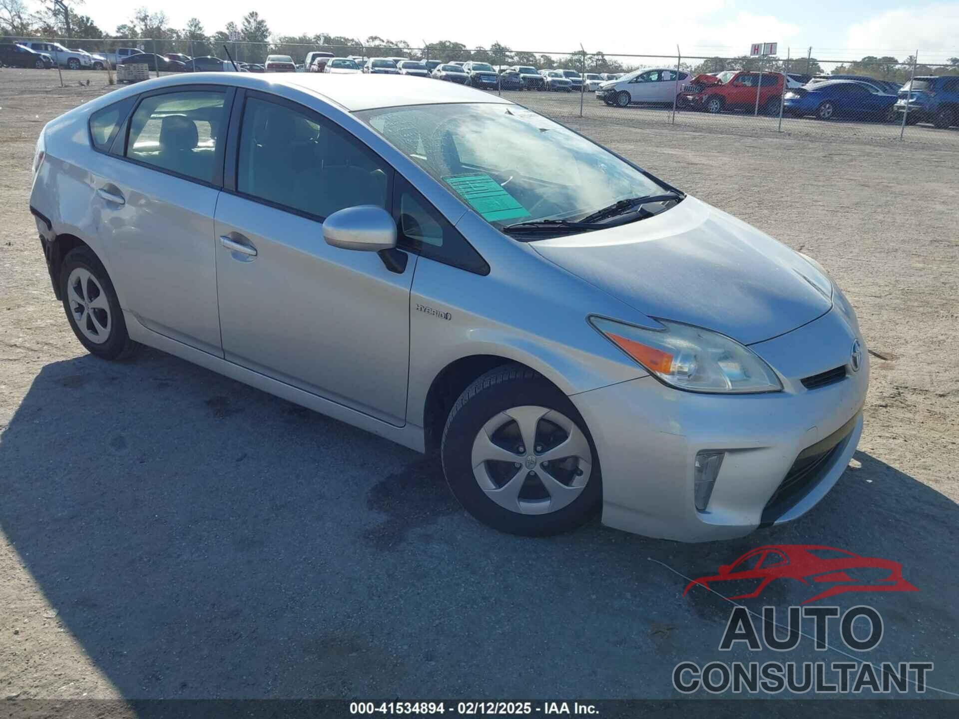 TOYOTA PRIUS 2013 - JTDKN3DUXD0351741