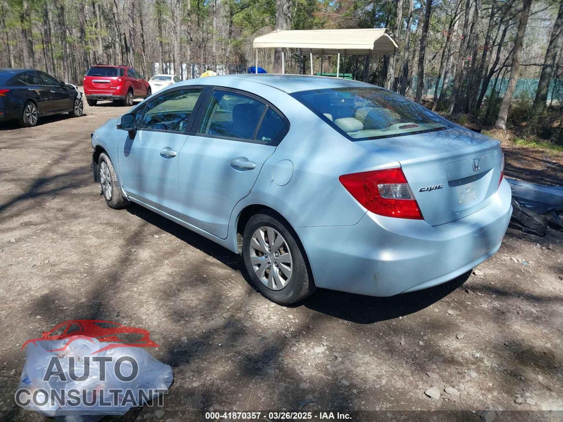 HONDA CIVIC 2012 - 19XFB2F55CE080037