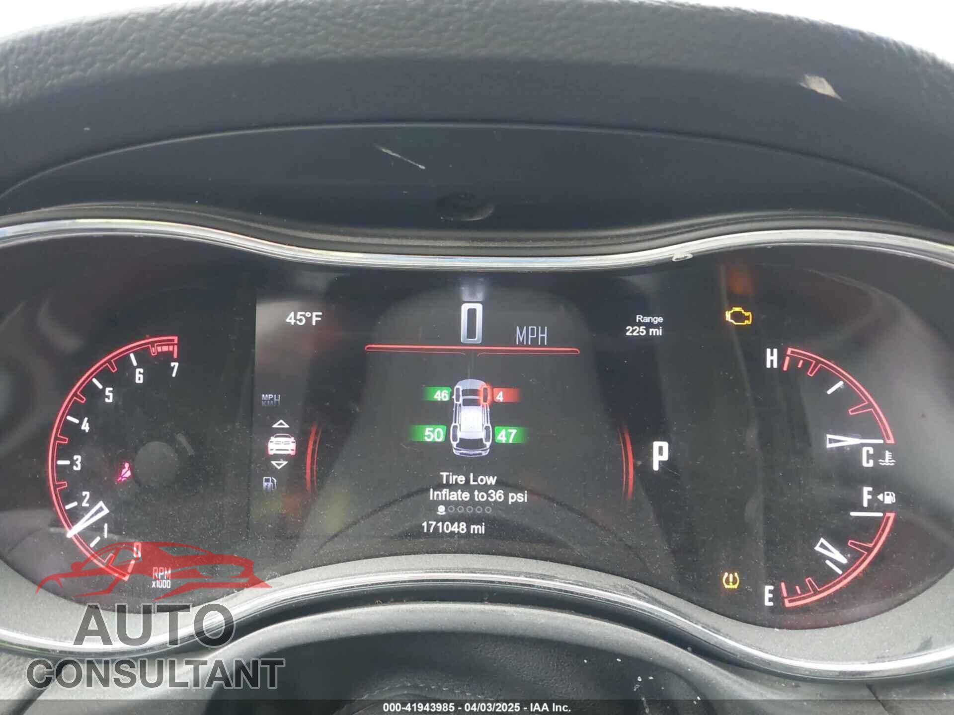 DODGE DURANGO 2014 - 1C4RDJAG4EC468526