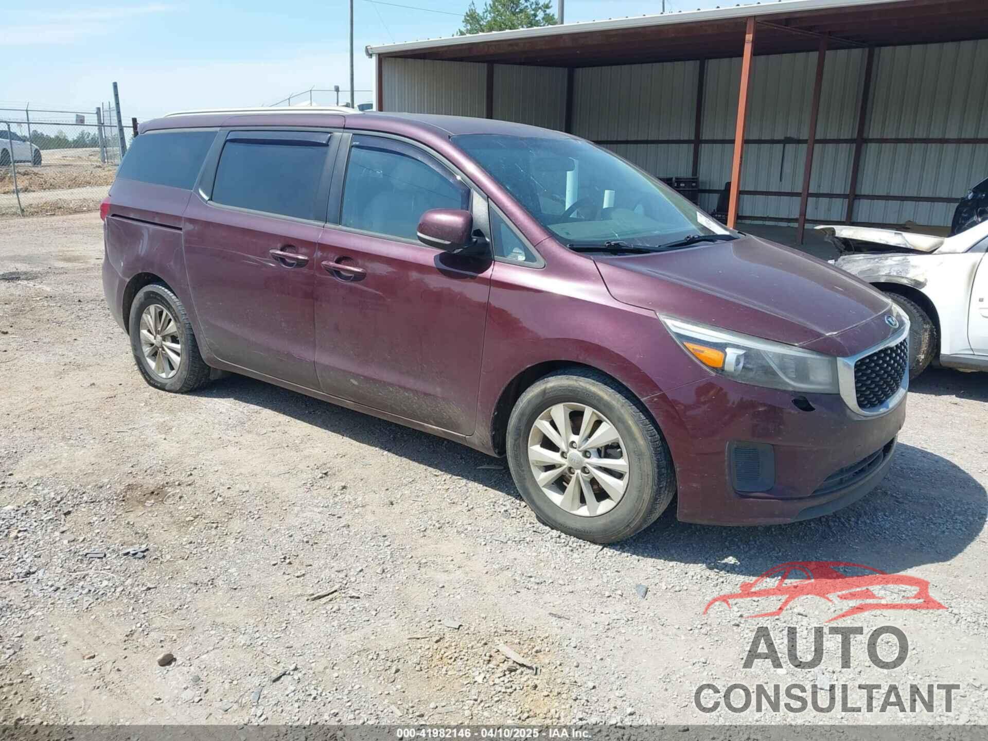 KIA SEDONA 2016 - KNDMB5C19G6161225