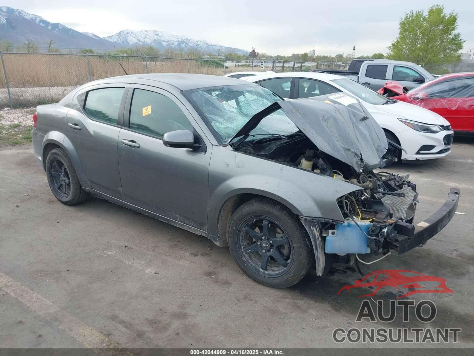 DODGE AVENGER 2012 - 1C3CDZCB1CN266299