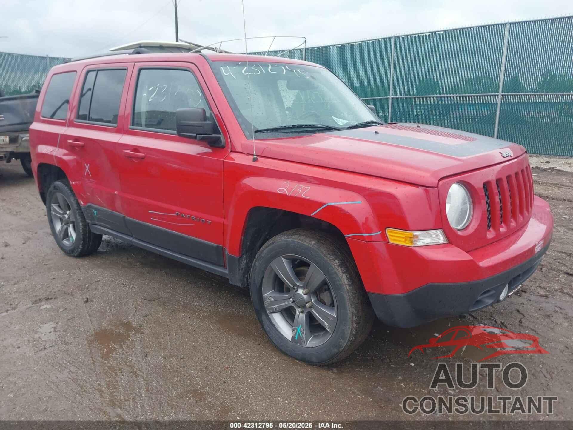 JEEP PATRIOT 2016 - 1C4NJPBA6GD787055