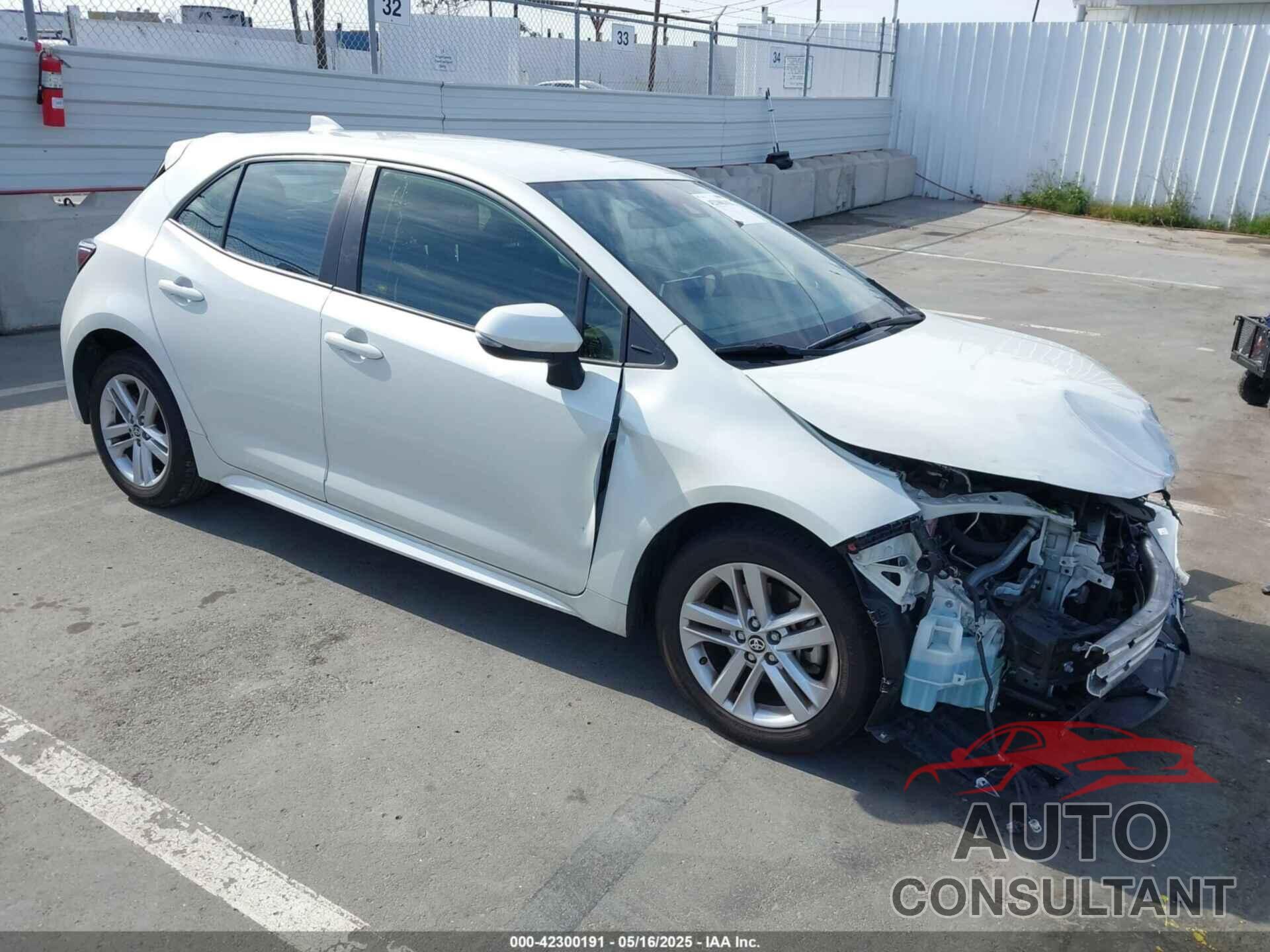 TOYOTA COROLLA 2020 - JTND4RBE4L3074488