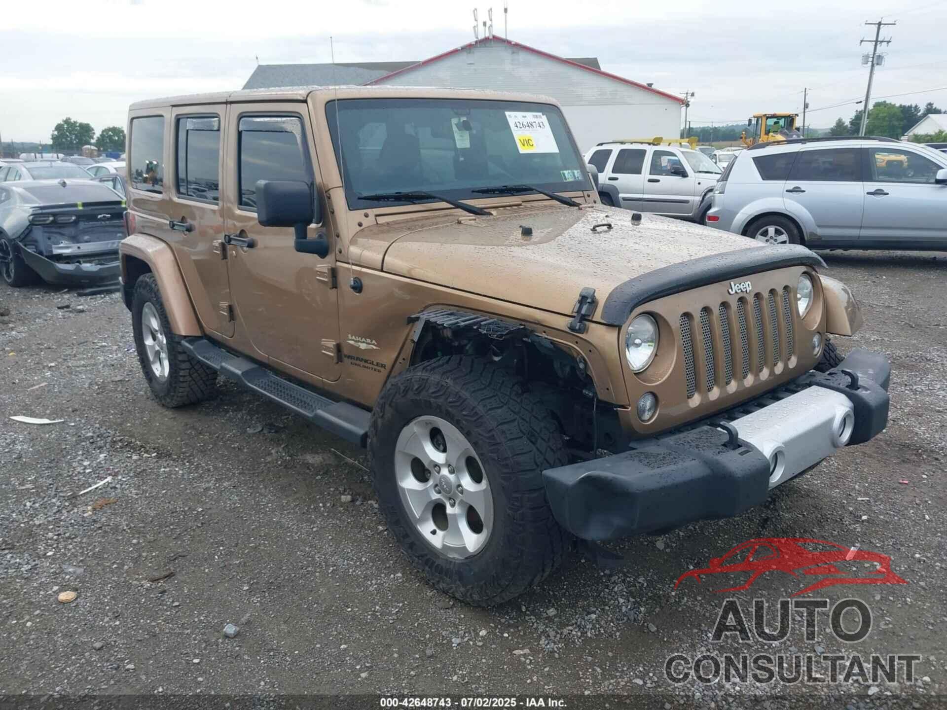 JEEP WRANGLER UNLIMITED 2015 - 1C4BJWEG8FL645484