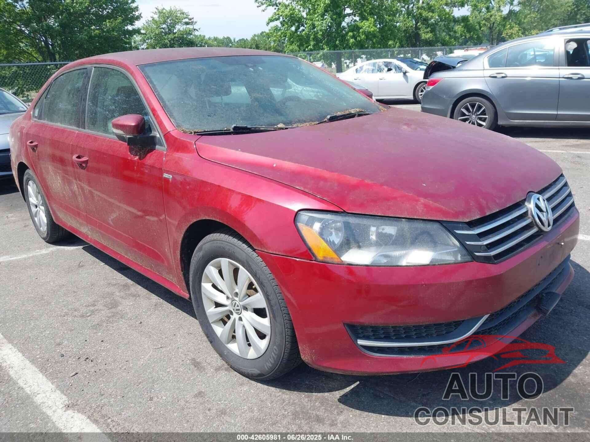 VOLKSWAGEN PASSAT 2015 - 1VWAT7A33FC061862