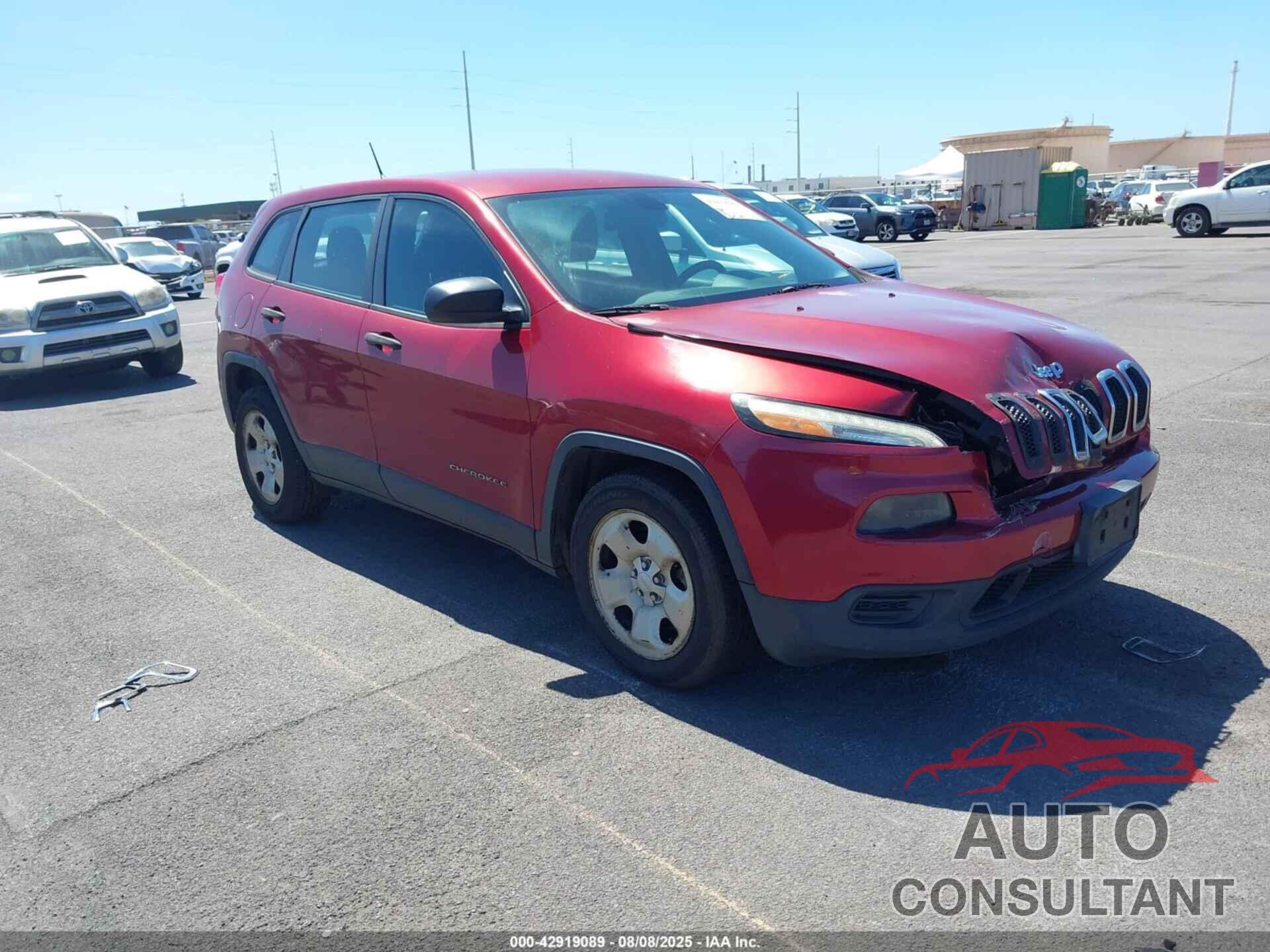 JEEP CHEROKEE 2016 - 1C4PJLAB9GW126135