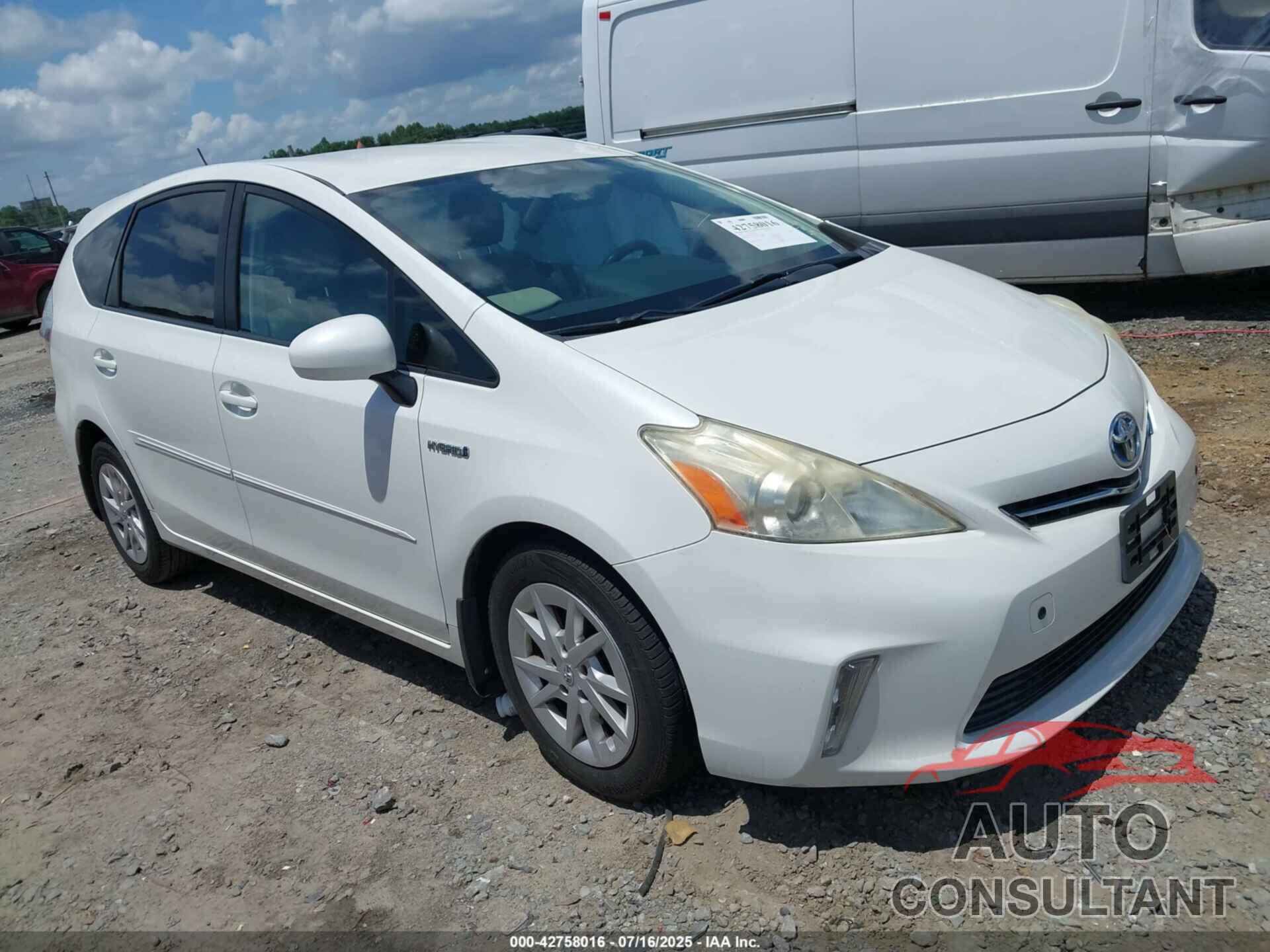 TOYOTA PRIUS V 2012 - JTDZN3EU1C3019889