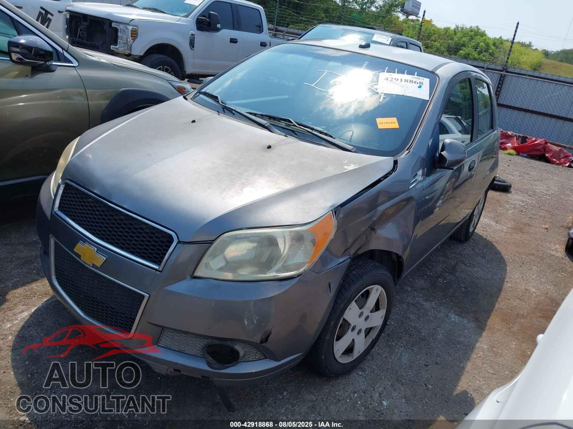 CHEVROLET AVEO 2009 - KL1TD66E79B346661