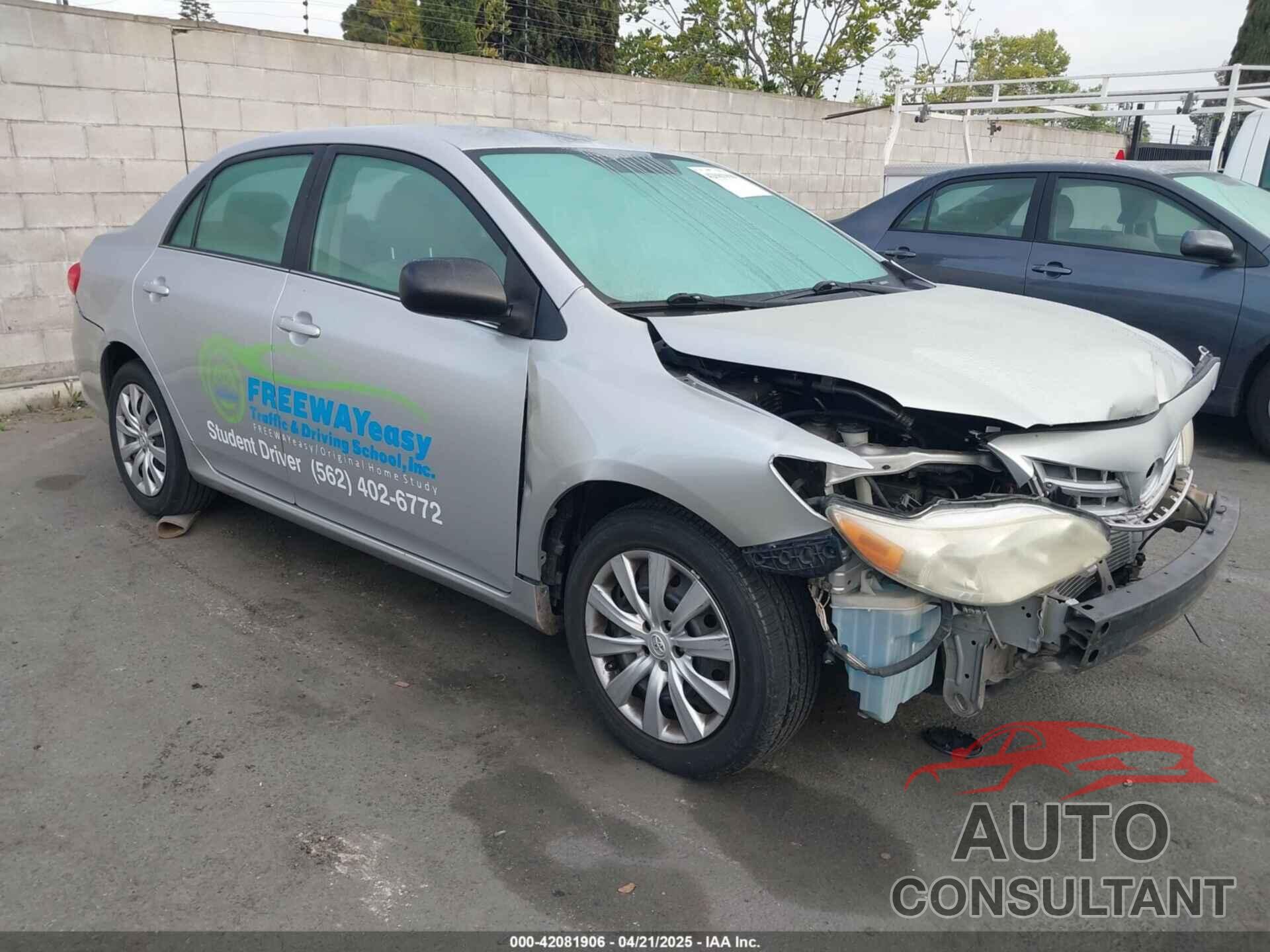 TOYOTA COROLLA 2013 - 5YFBU4EE2DP150812