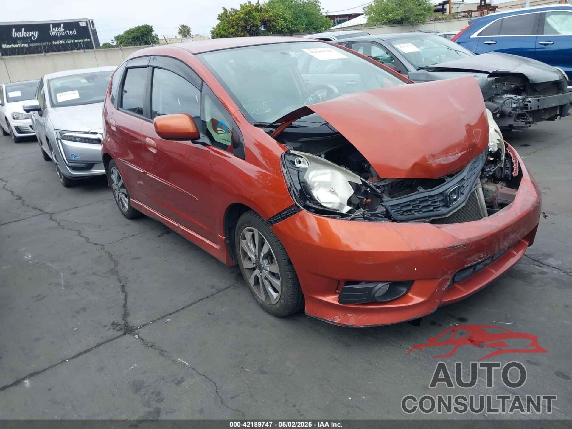 HONDA FIT 2012 - JHMGE8H64CC028098