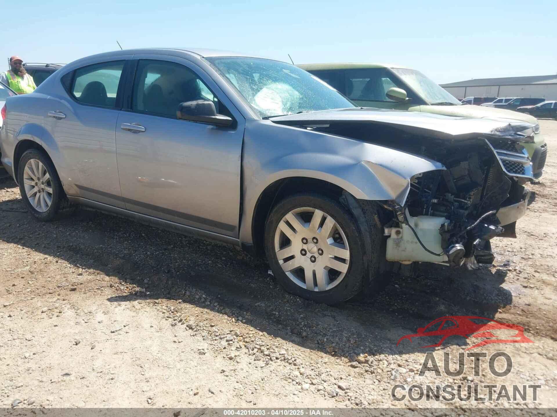 DODGE AVENGER 2013 - 1C3CDZAB8DN591827