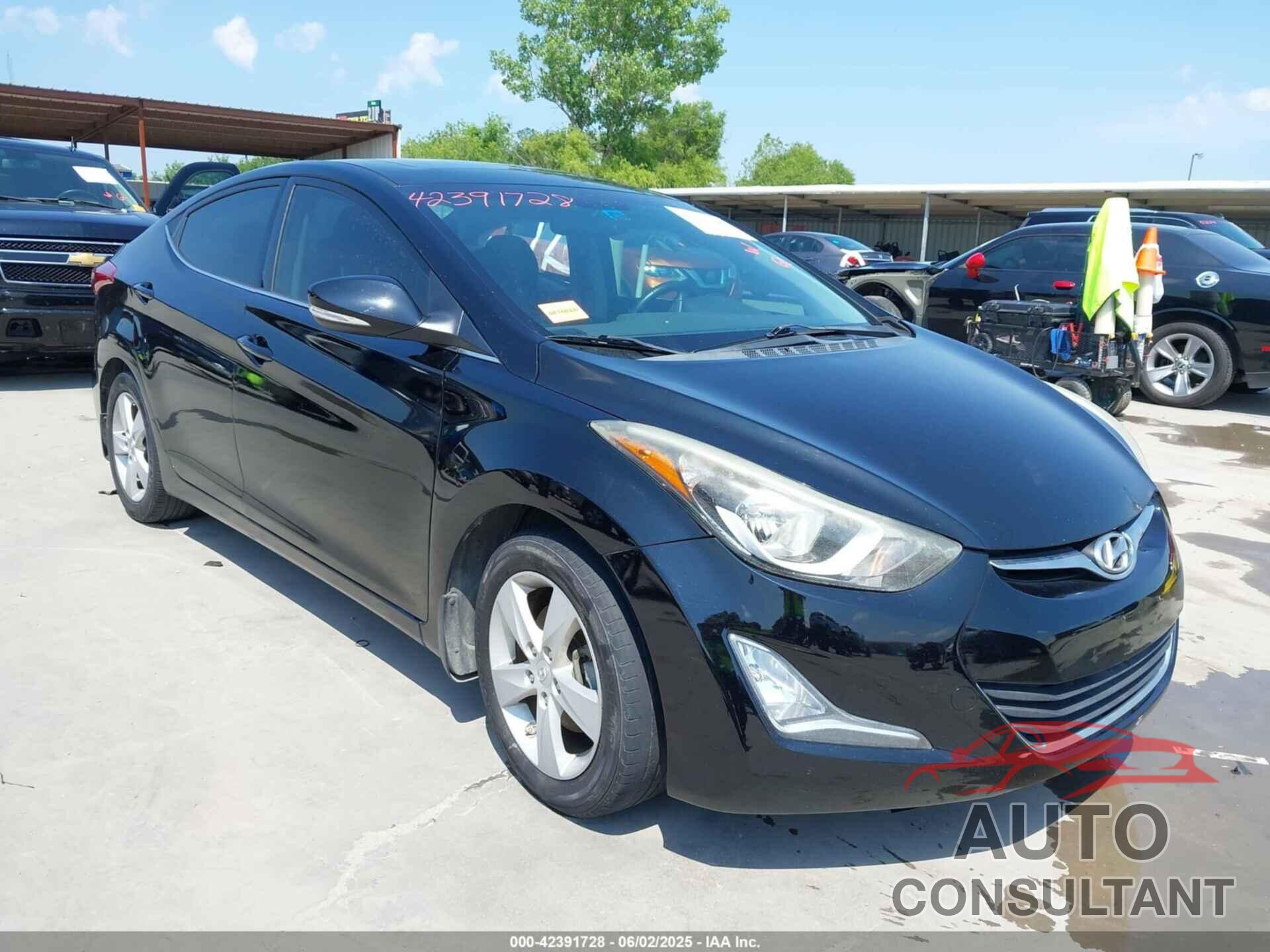 HYUNDAI ELANTRA 2016 - KMHDH4AE1GU601976