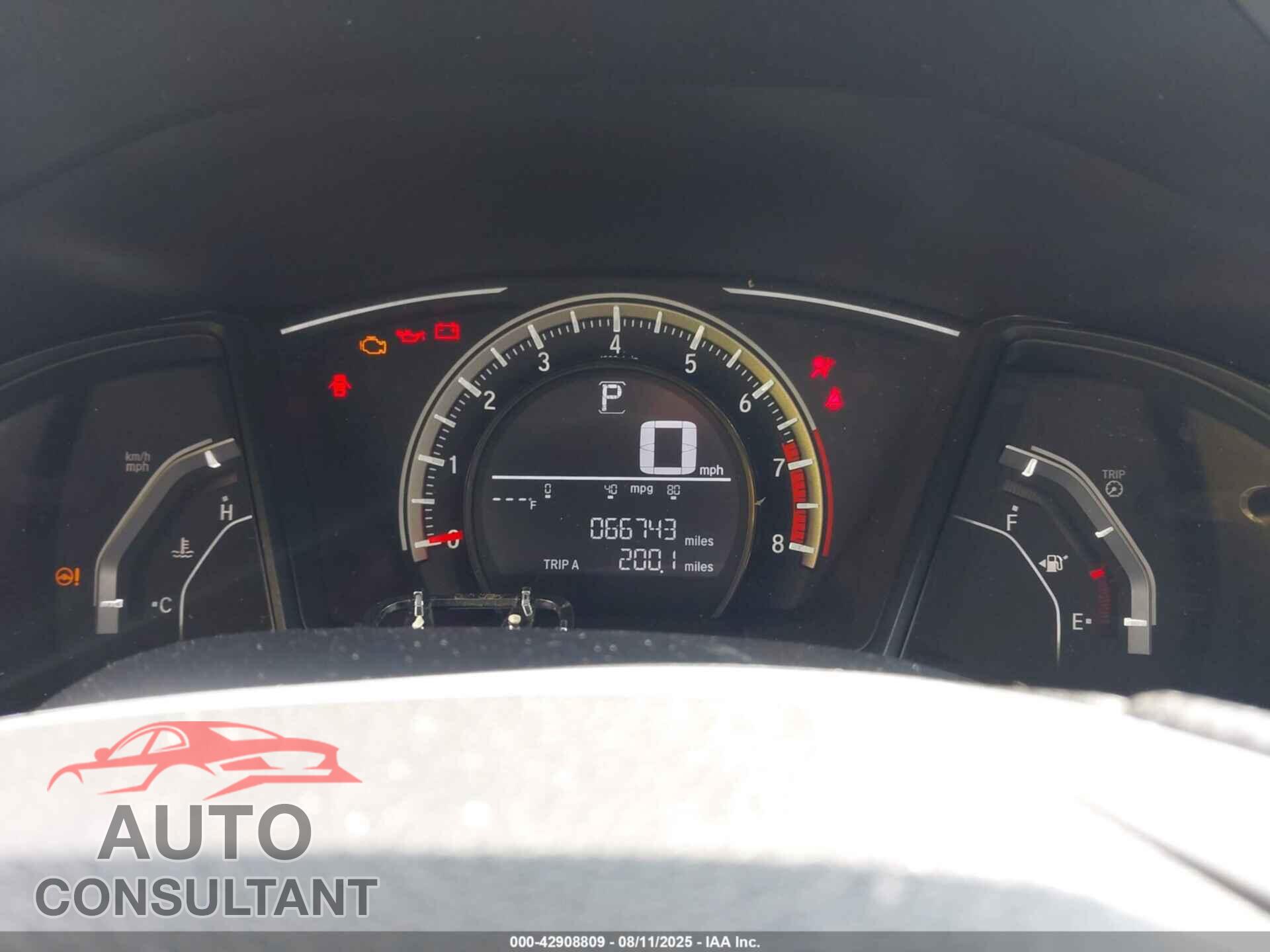 HONDA CIVIC 2017 - 19XFC2F56HE204451