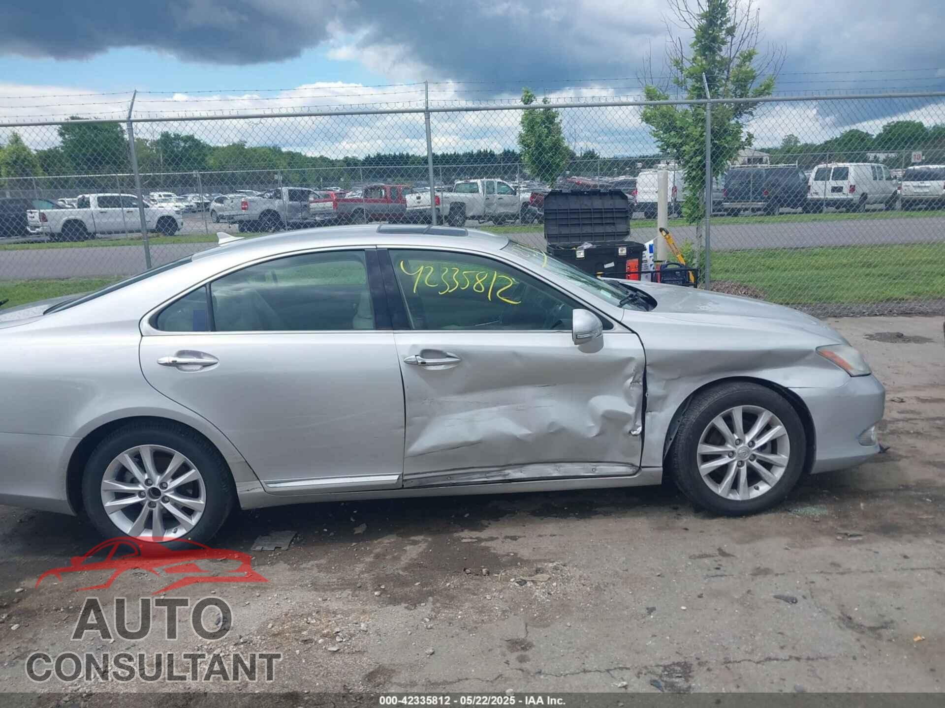 LEXUS ES 350 2012 - JTHBK1EG2C2497722
