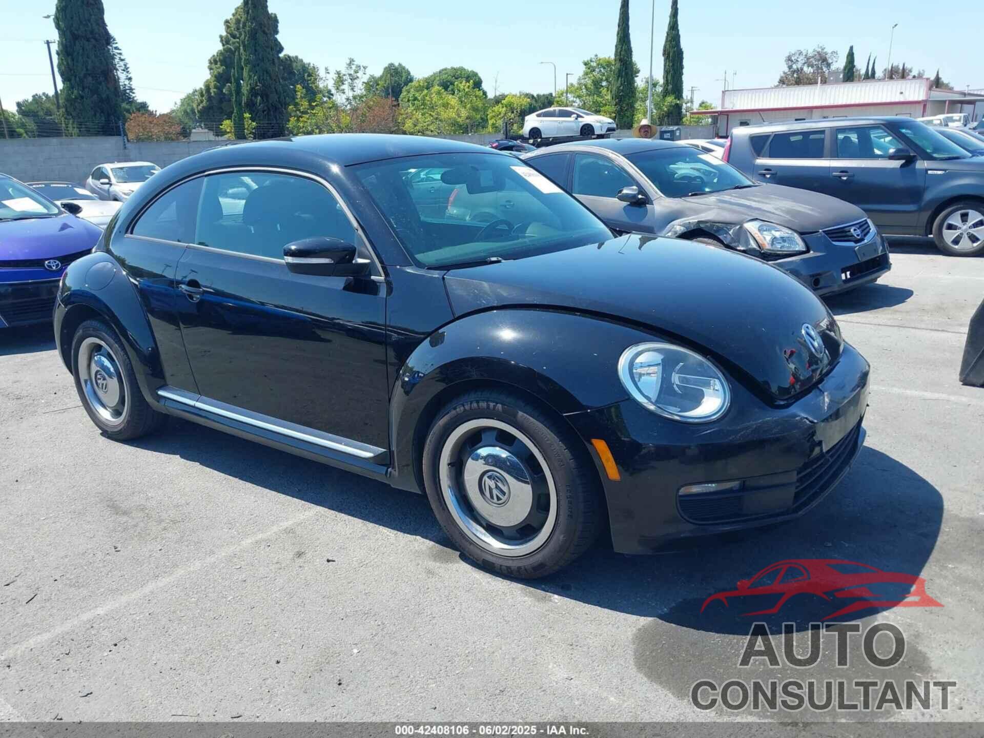 VOLKSWAGEN BEETLE 2012 - 3VWJP7AT1CM623126