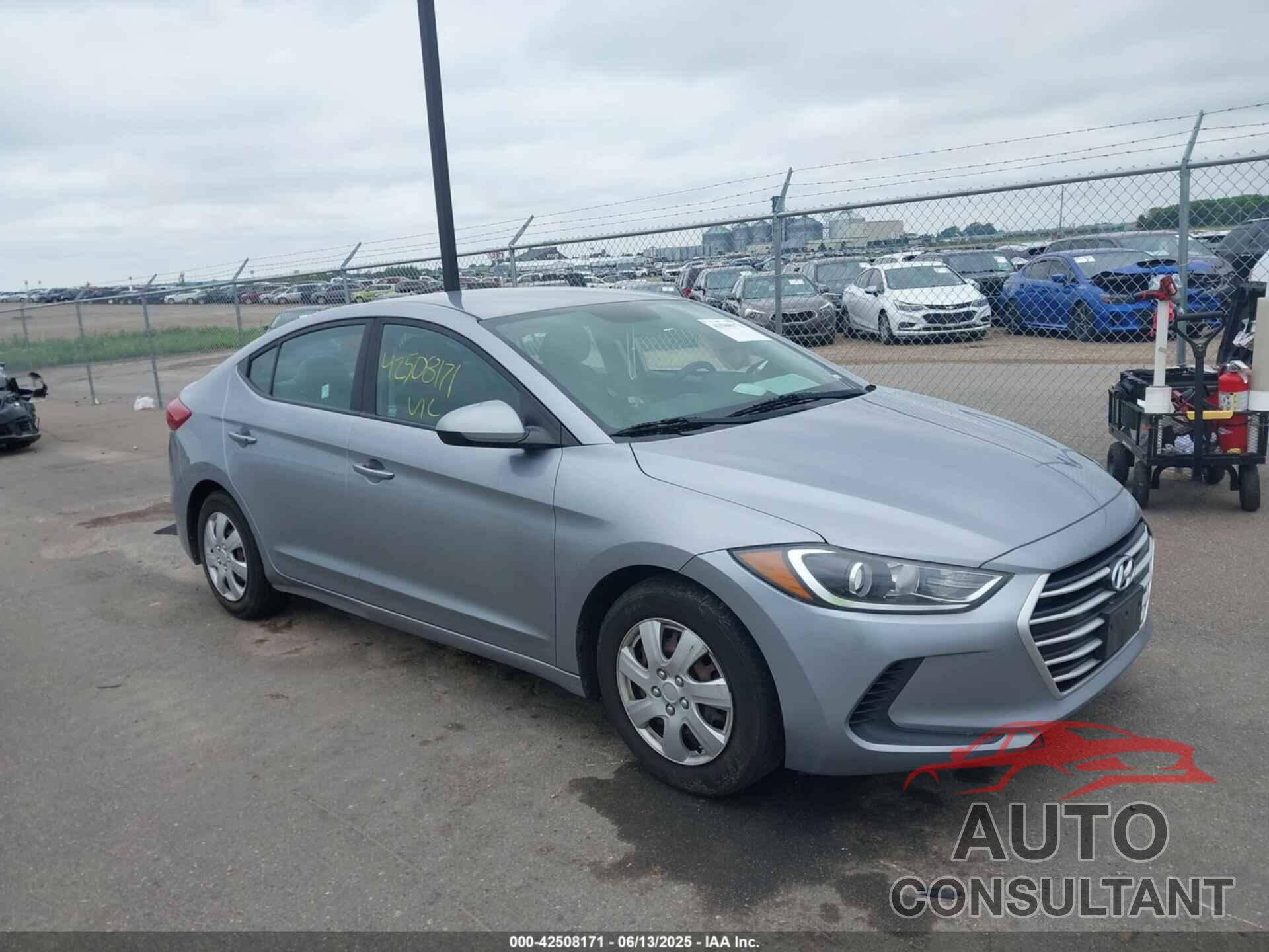 HYUNDAI ELANTRA 2017 - 5NPD74LF6HH163108