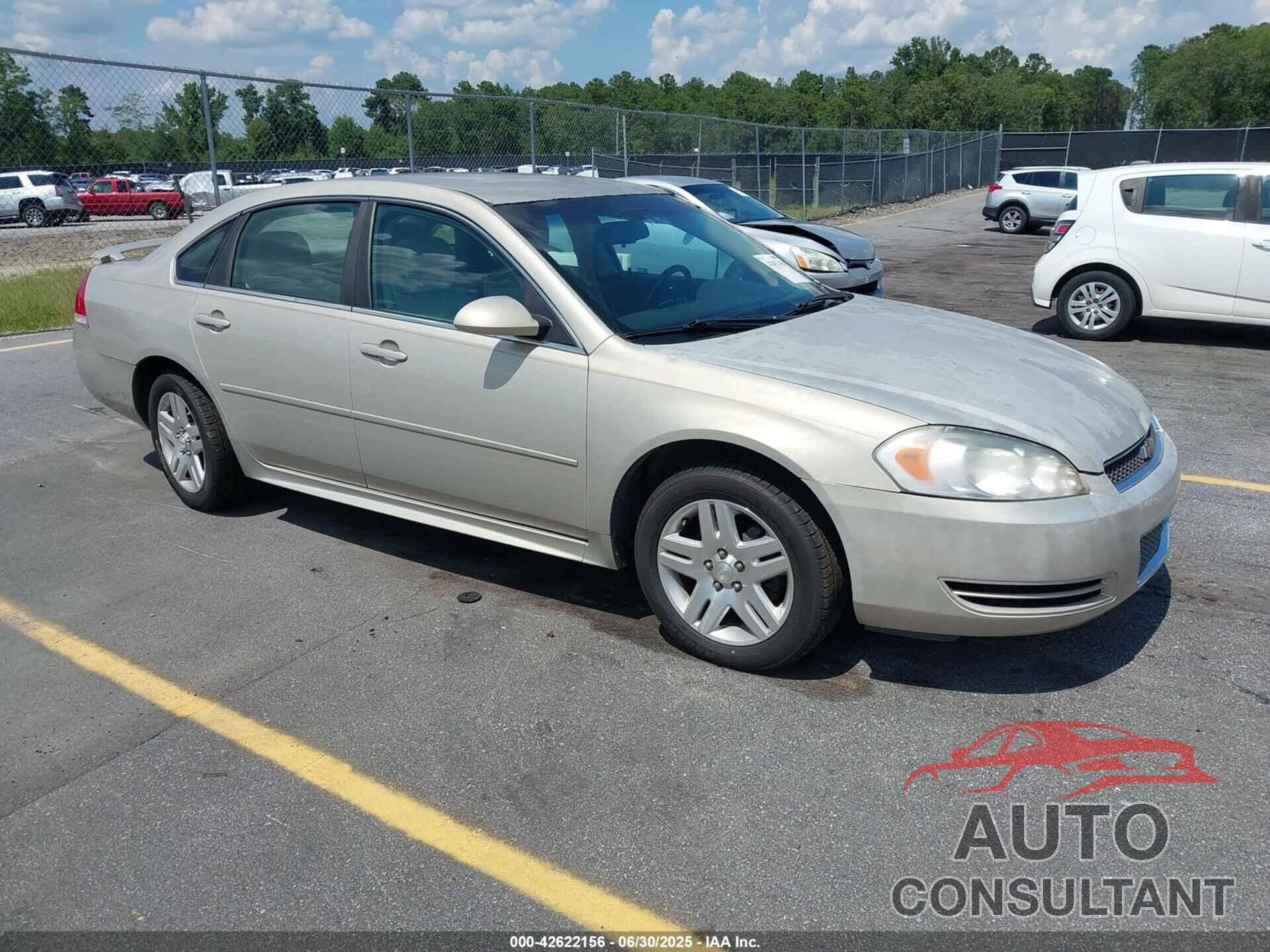CHEVROLET IMPALA 2012 - 2G1WB5E3XC1147349