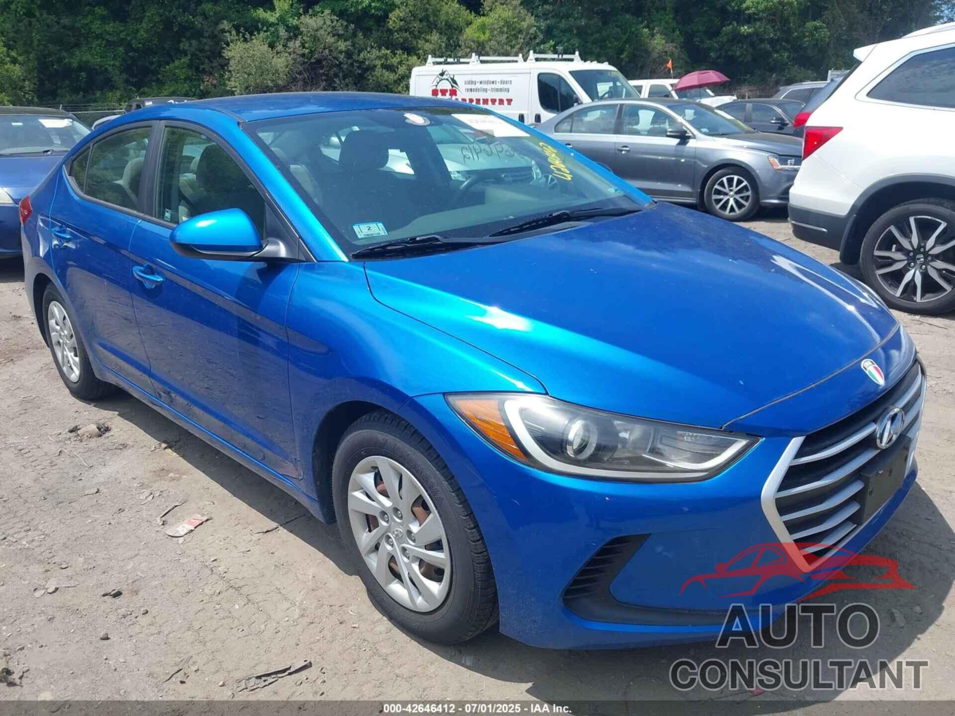 HYUNDAI ELANTRA 2017 - 5NPD74LF7HH195372