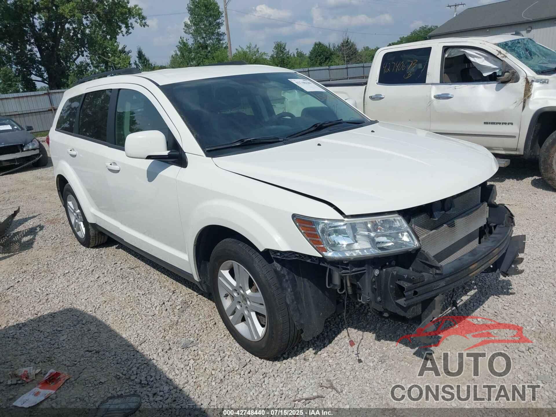 DODGE JOURNEY 2012 - 3C4PDCBB0CT323569