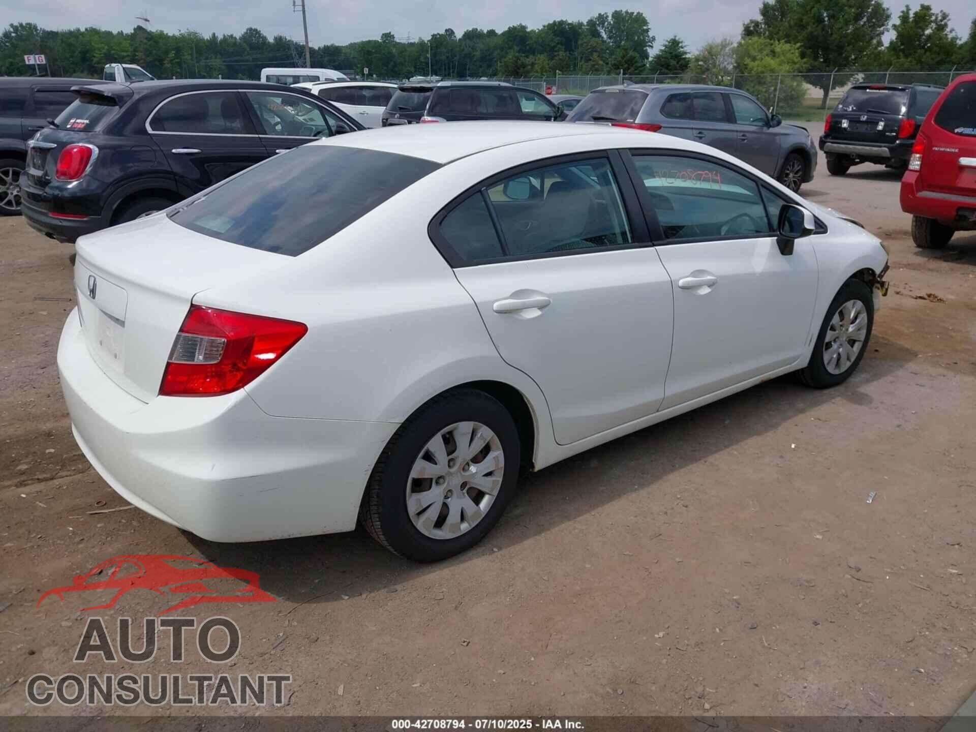 HONDA CIVIC 2012 - 2HGFB2F55CH335730