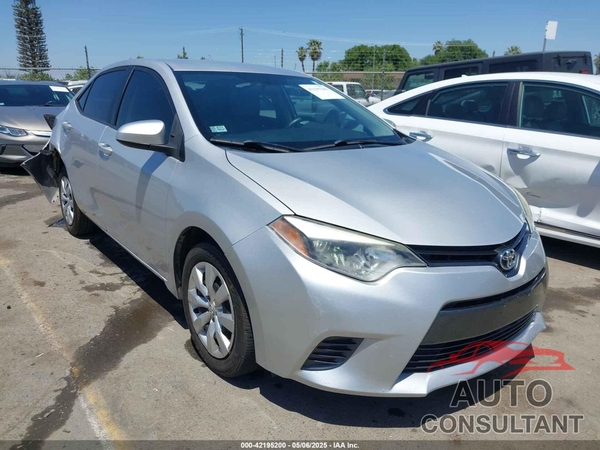 TOYOTA COROLLA 2016 - 5YFBURHE0GP503383